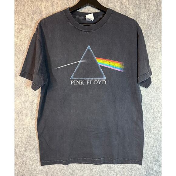 Vintage/Y2K AAA Tag Pink Floyd 2004 Black Short Sleeve Shirt - Large - Picture 1 of 7